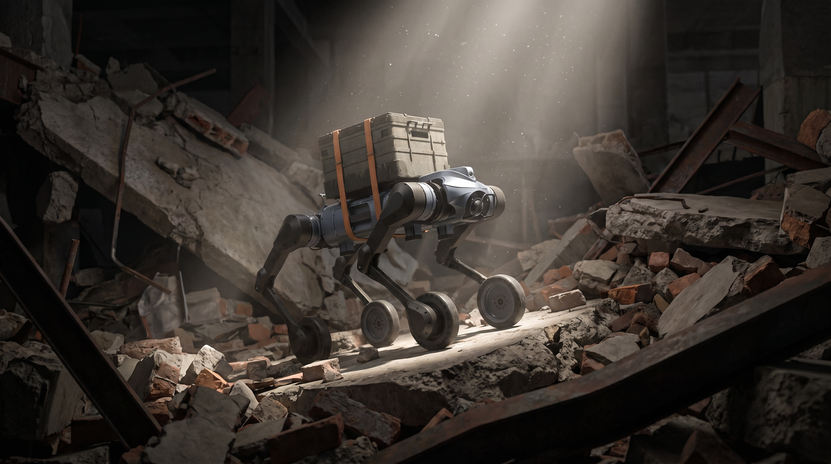 LINXAI robot operating in a complex environment